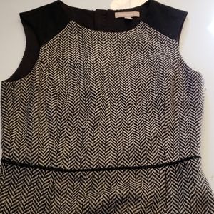 Banana Republic  6 tweed  Herringbone wool dress